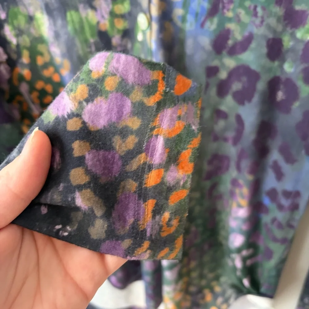 Nally & Millie‎ Womens Small Multi Color Animal Print Abstract Long Sleeve Shirt - Picture 8 of 10